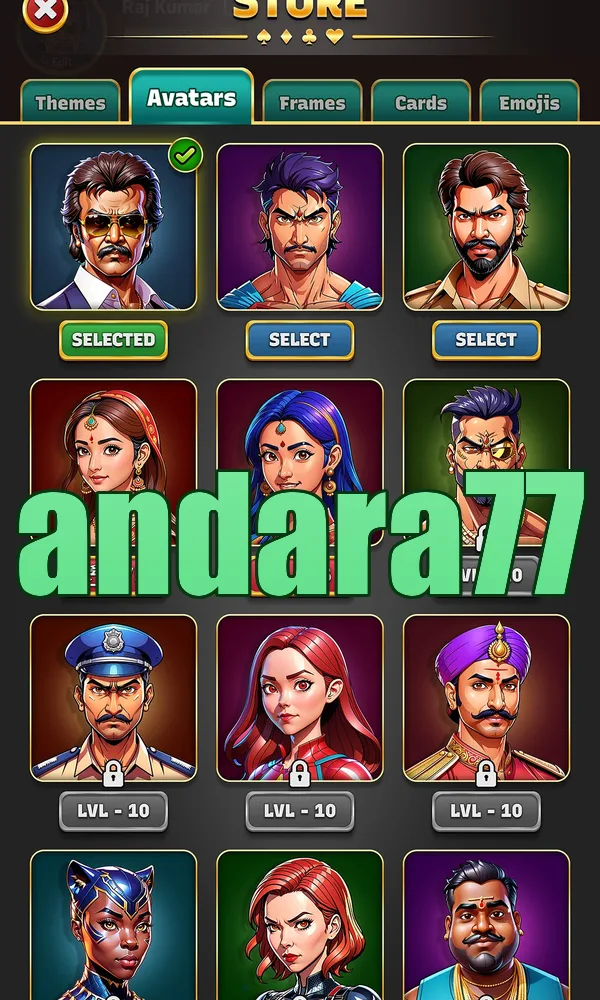 andara77 Masuk